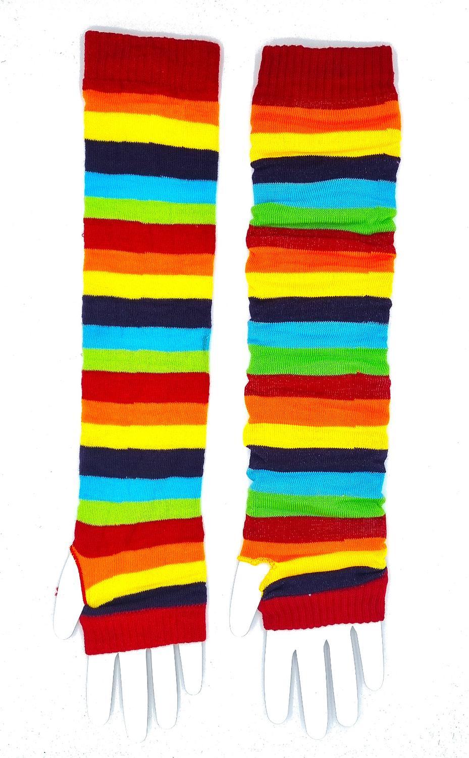 Arm warmers - Wrist warmers - Striped