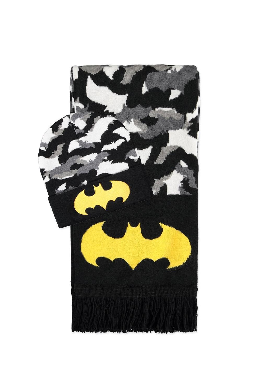 Batman - mössa och halsduk (presentset)