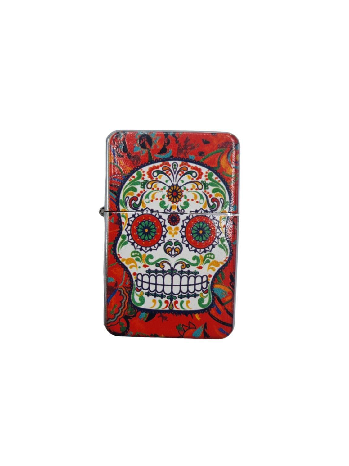 Petrol Lighter - Skull