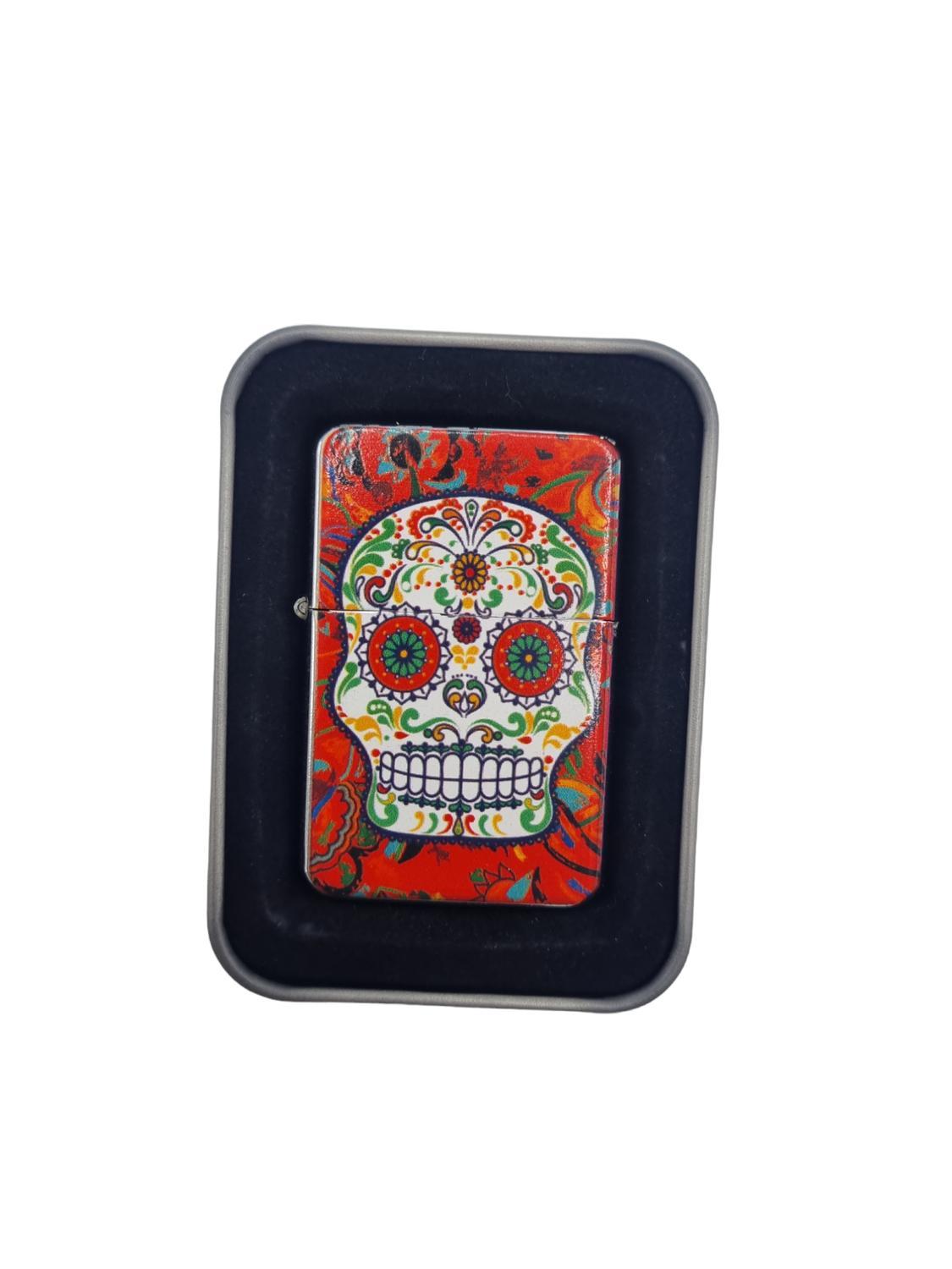 Petrol Lighter - Skull