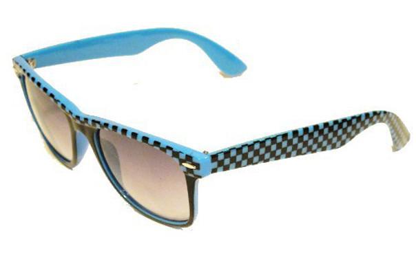 Blue retro sunglasses