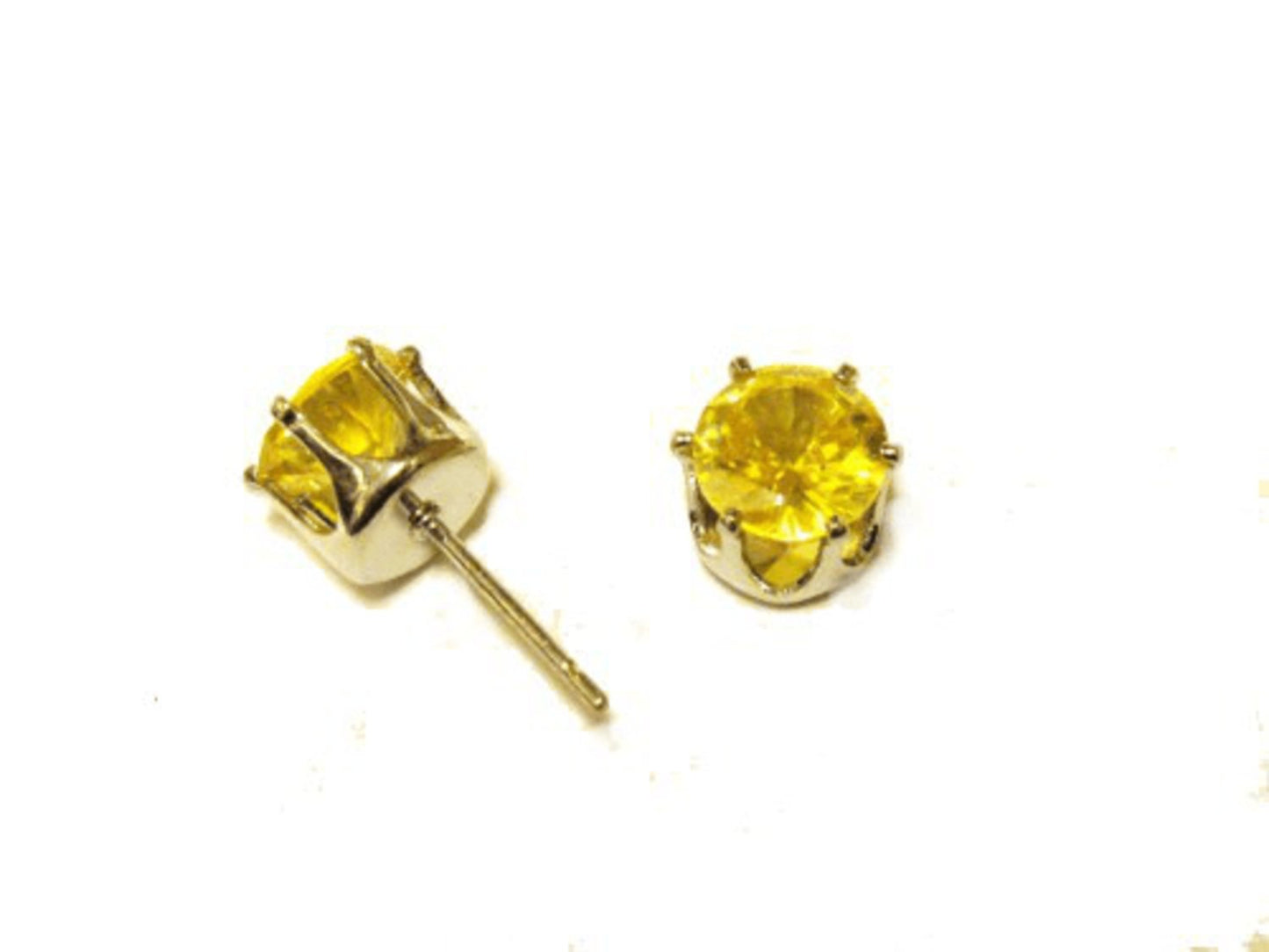 Bling Earrings - Yellow Stone