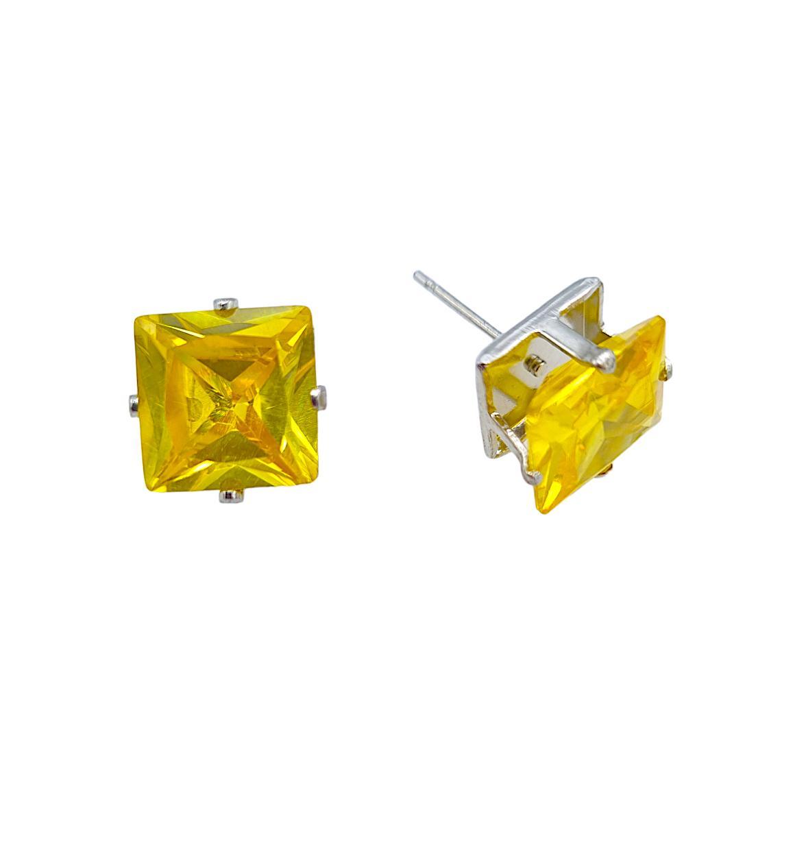 Bling Earrings - Yellow Stone