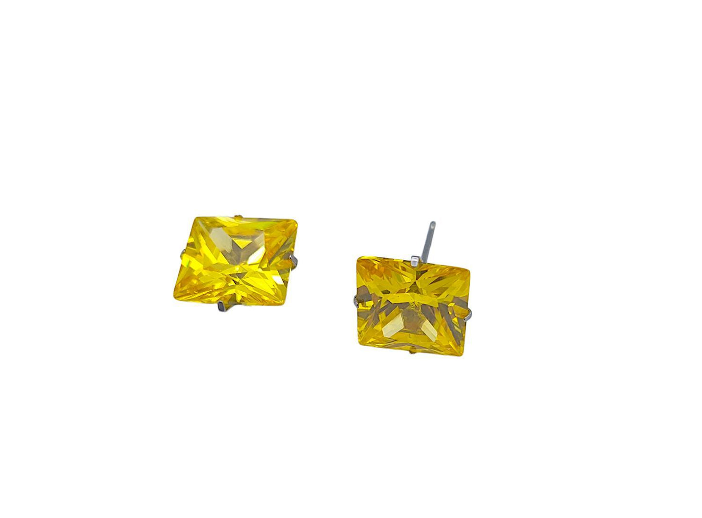 Bling Earrings - Yellow Stone