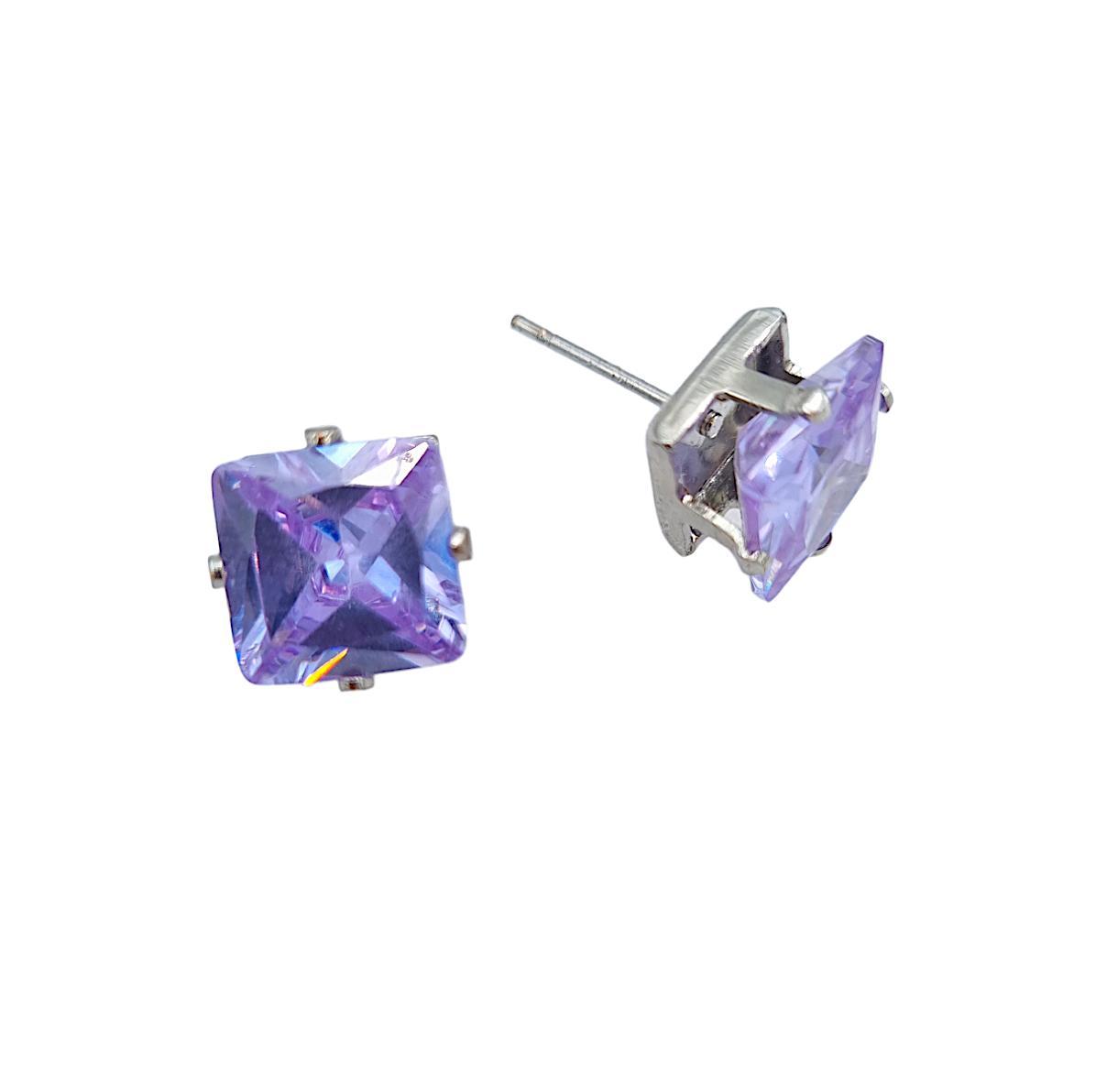 Bling-korvakorut - Purple Stone