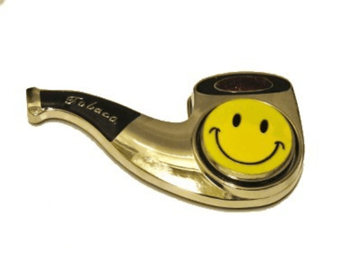 Belt Buckle - Pipe Smiley