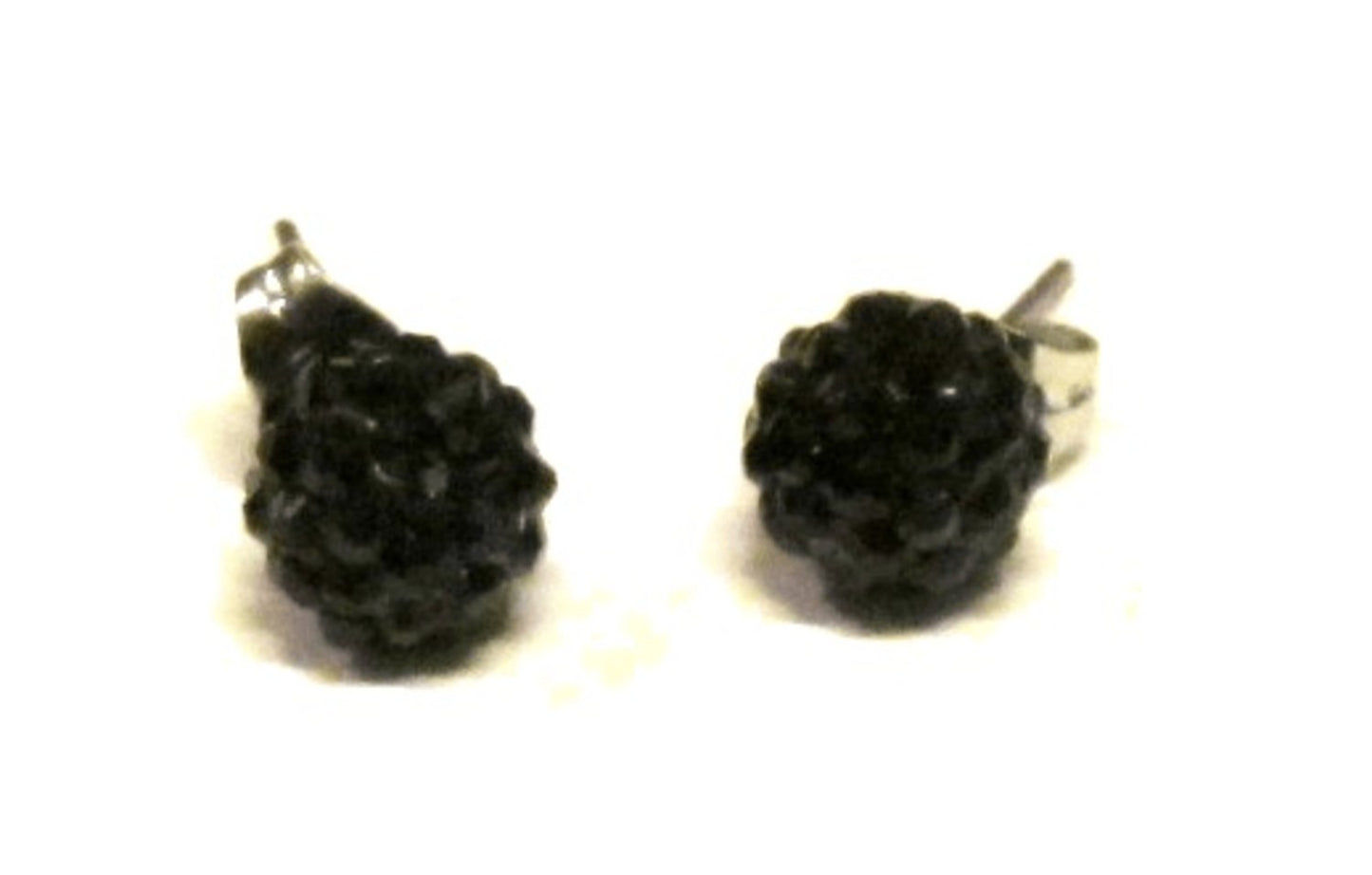 Ball iced earrings