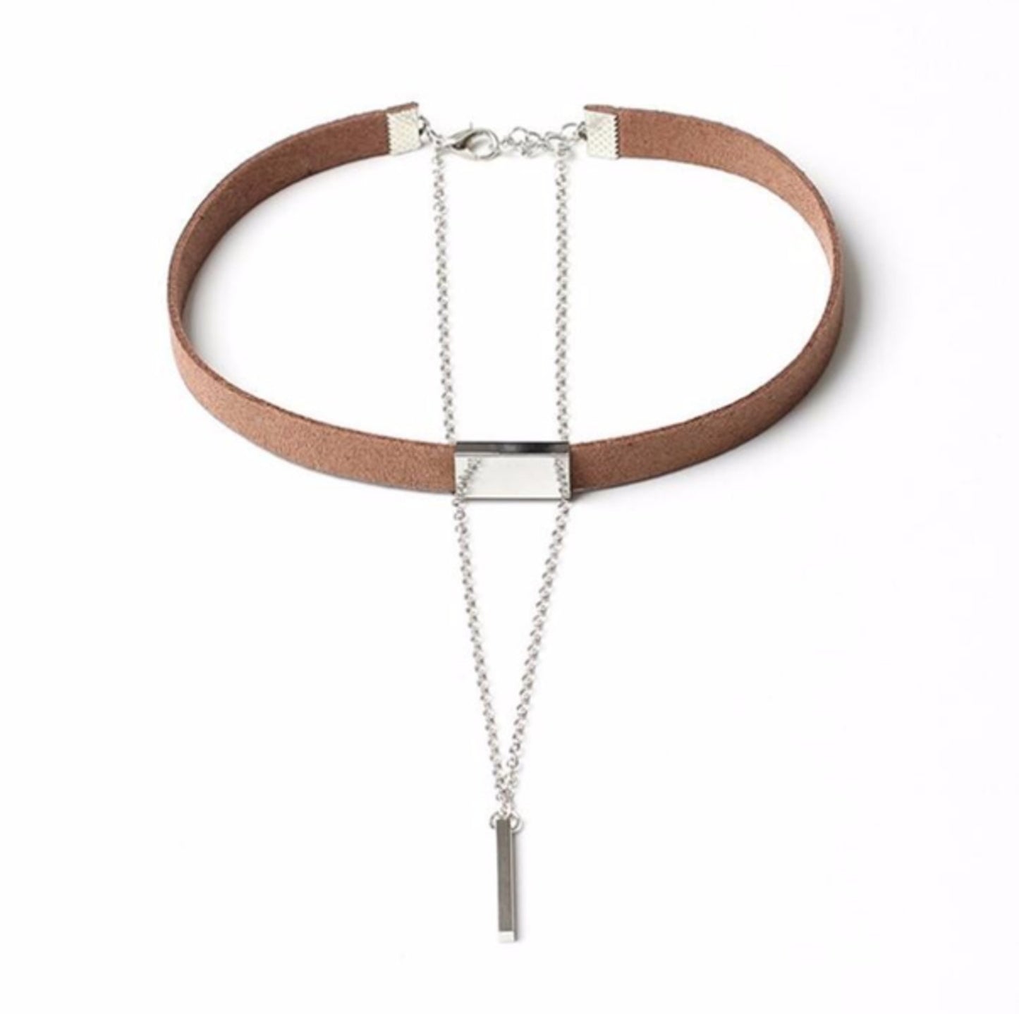 Choker Halsband med kedja och hänge