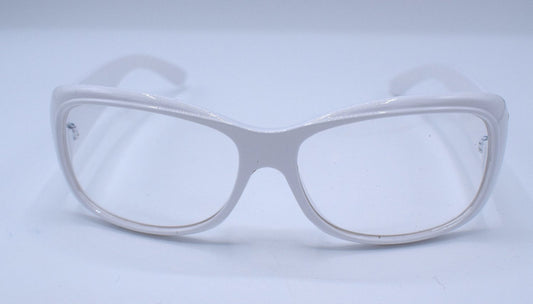 Clear white glasses