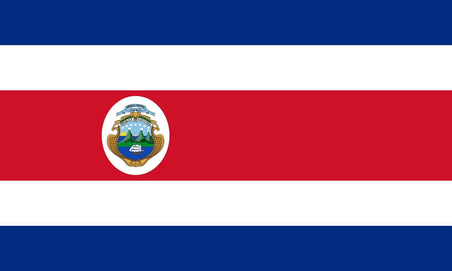 Costa Rica flagga - Hiprock 