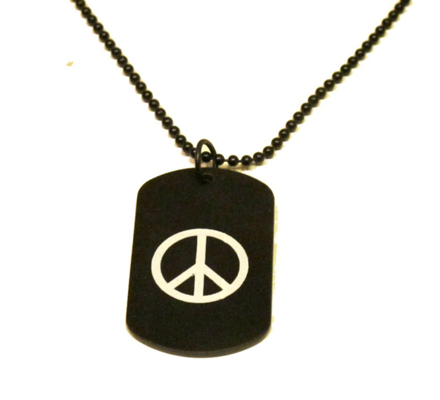 Dog Tag halsband - Peace