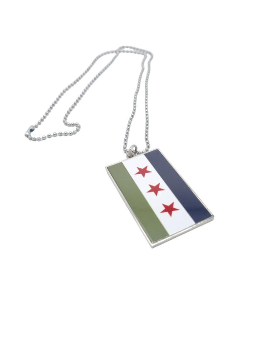 Free Syrien flagga  halsband