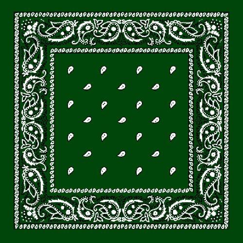 Grön Paisley Bandana - Hiprock 