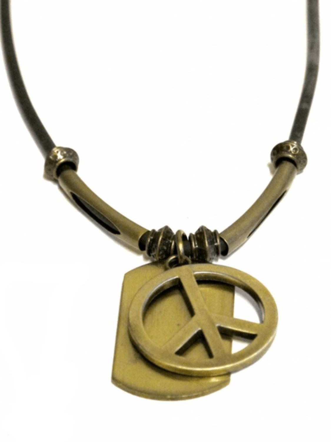 Halsband - Dog Tag Peace