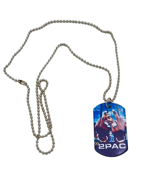 Halsband - Dog Tag Tupac