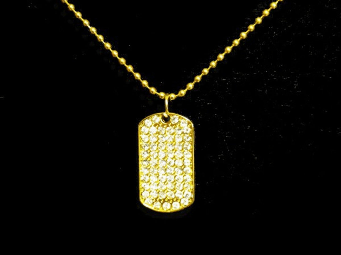 Halsband - Iced Dog Tag