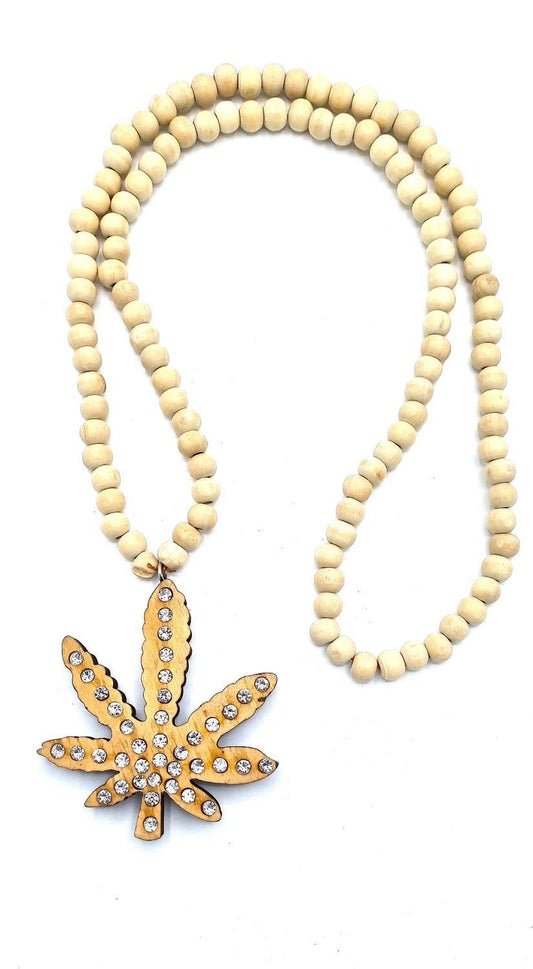 Halsband - Weed Iced Vit