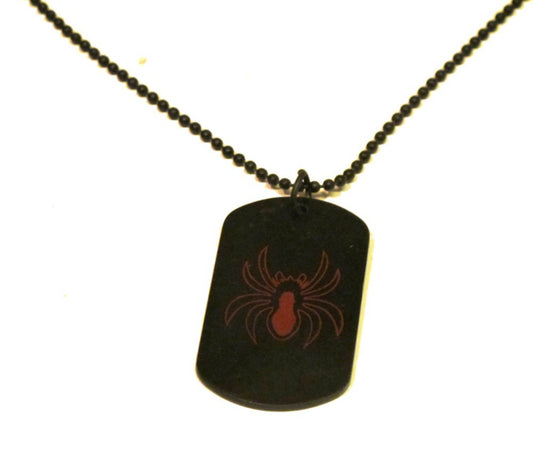 Necklace with spider