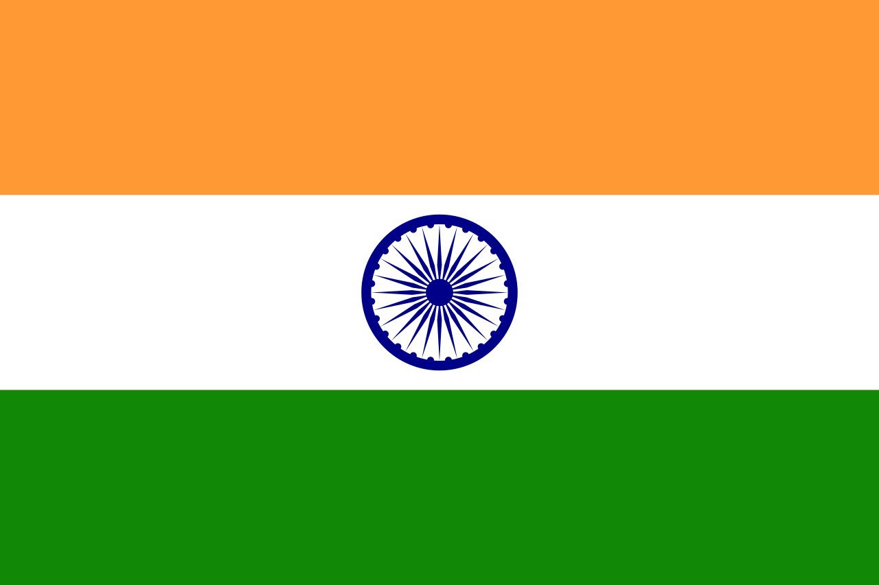 Indiens flagga