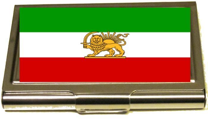 Iran flag card holder