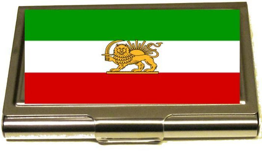 Irans flagga korthållare