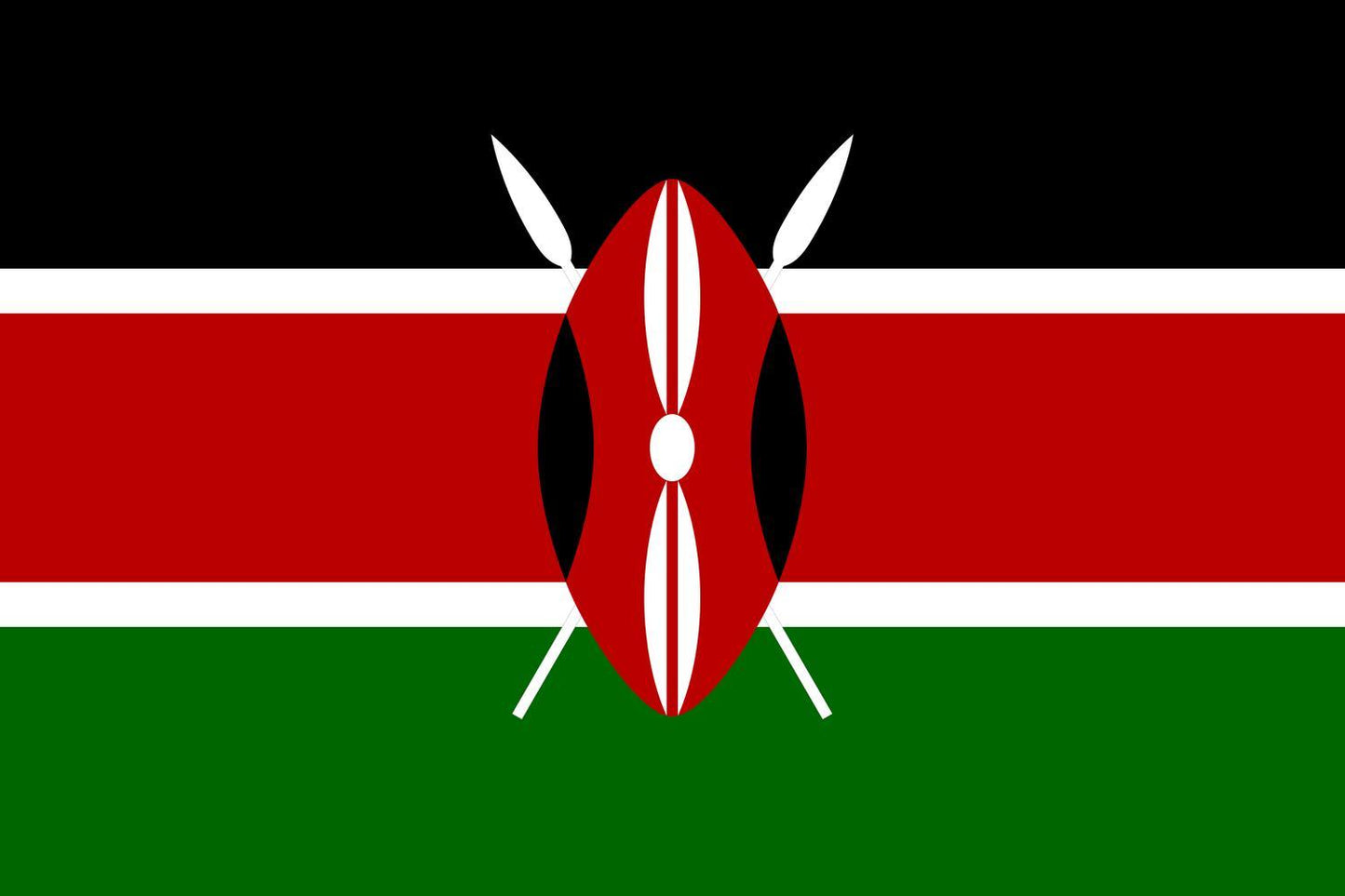 Kenya flagga - Hiprock 