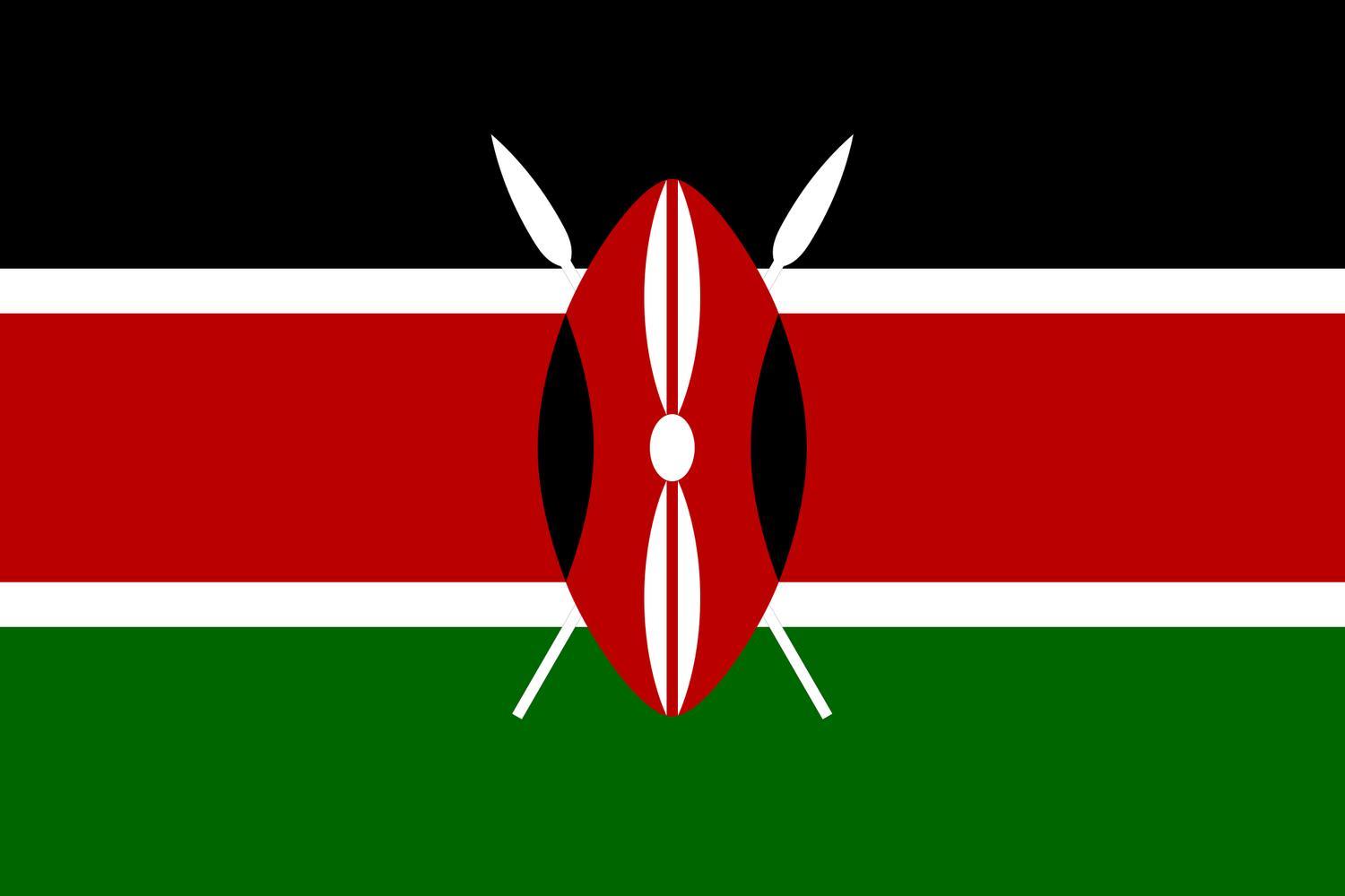 Kenya flagga - Hiprock 