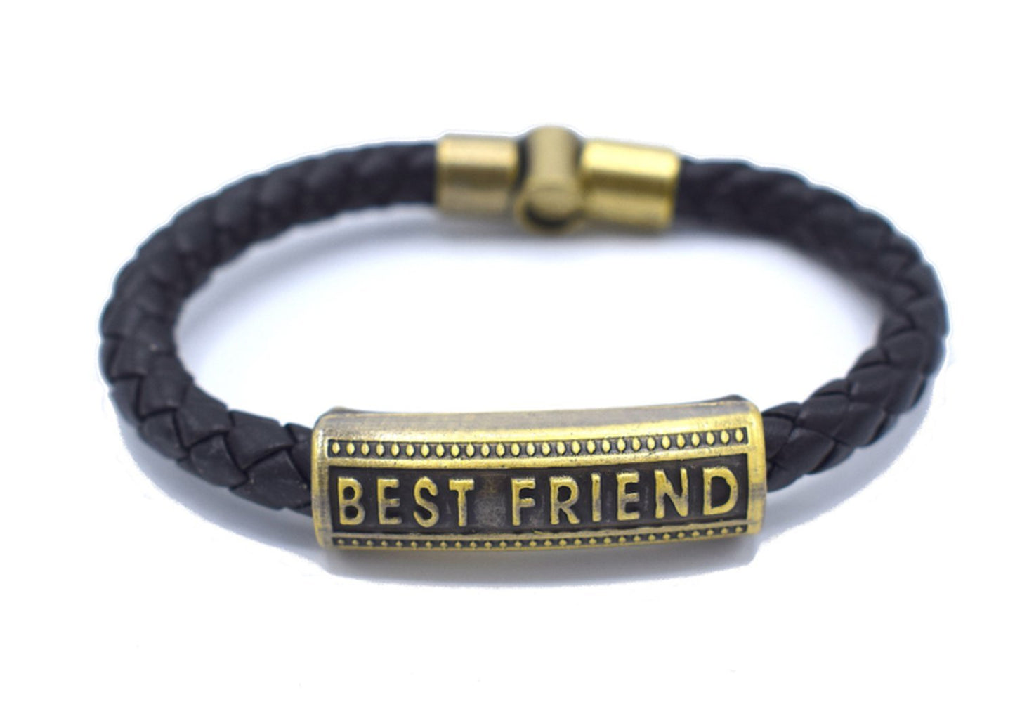 Läderarmband Best friends