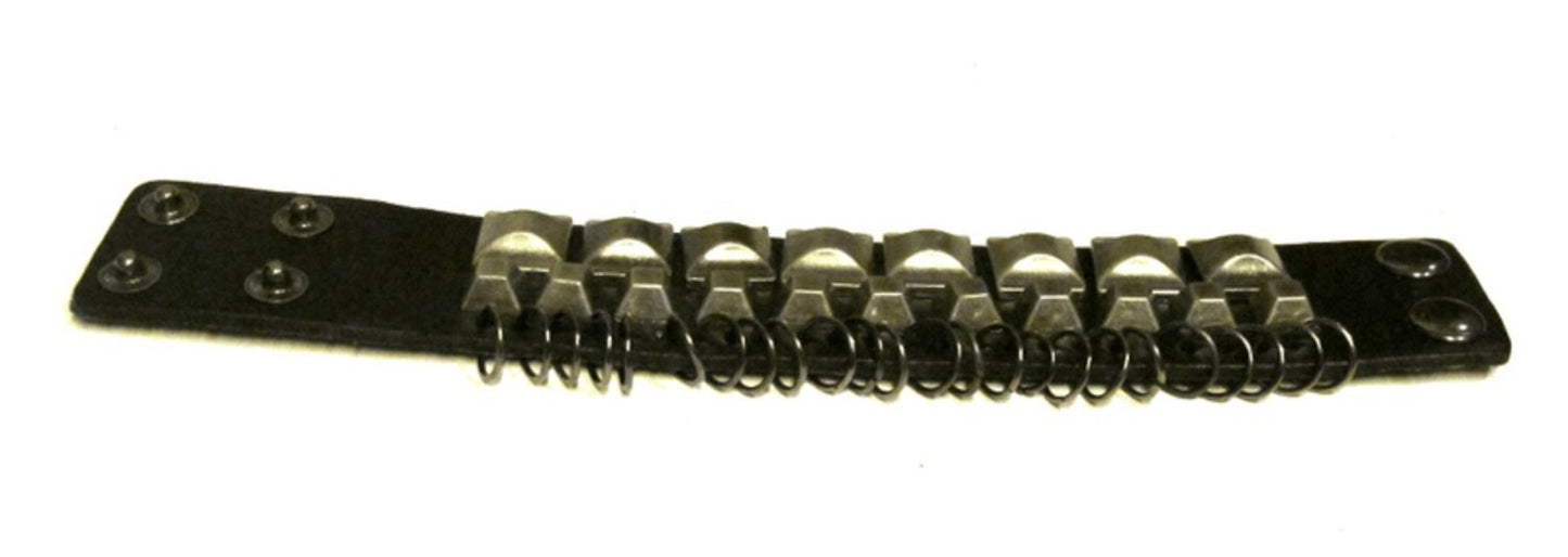 Leather bracelet with studs