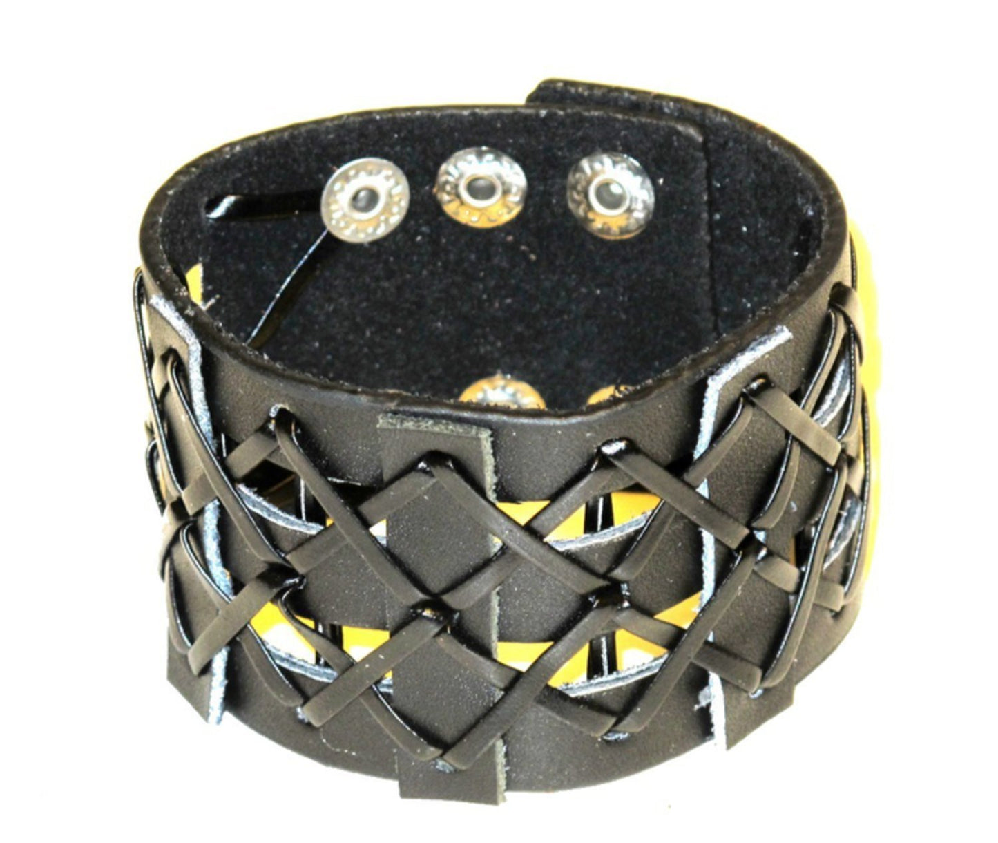 Leather bracelet black