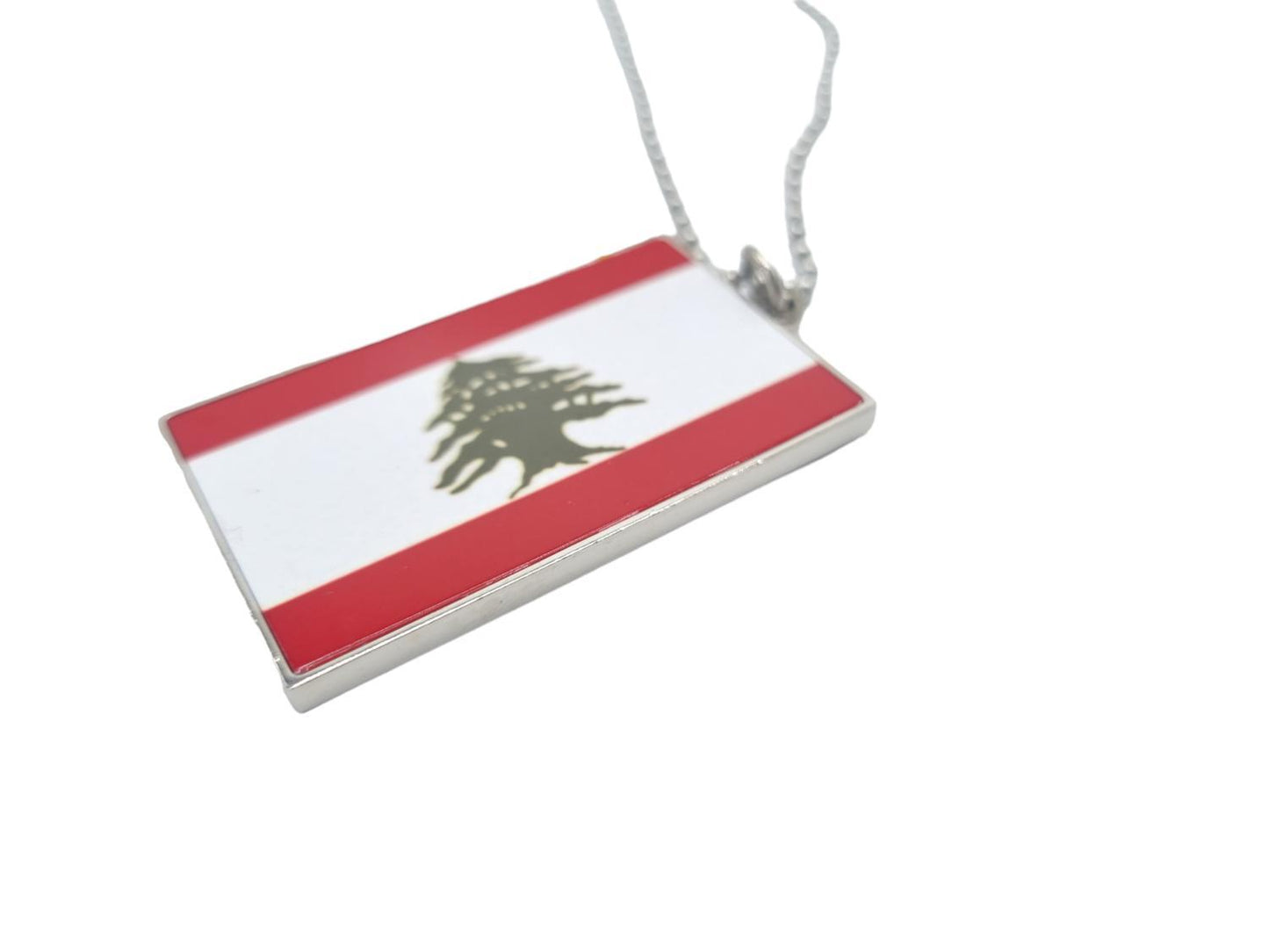 Libanon flagga halsband