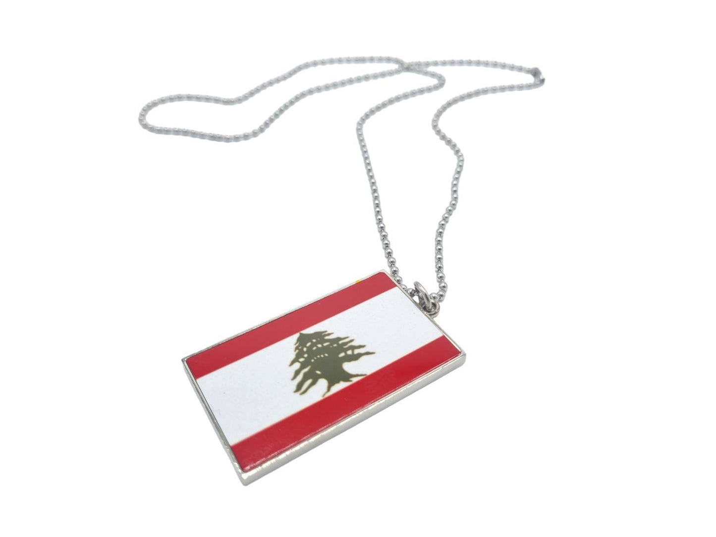 Libanon flagga halsband