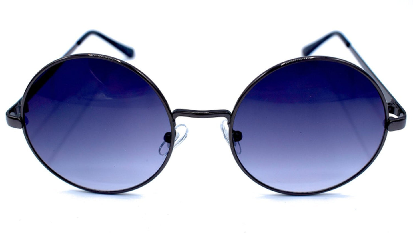 Dark round sunglasses