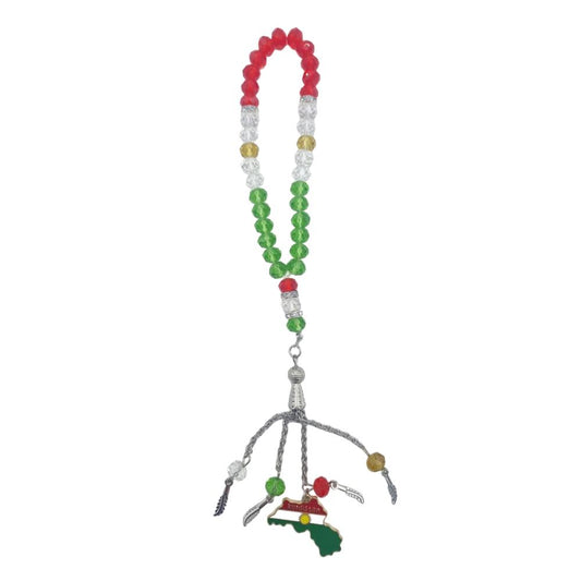 Muslim Prayer Beads Tasbih Zikr Beads Kurdistan Flag