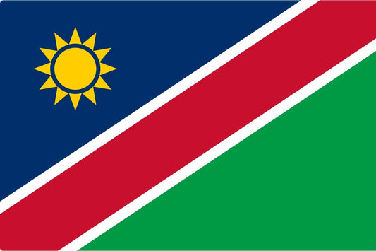 Namibia flagga - Hiprock 