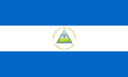 Nicaragua flagga - Hiprock 