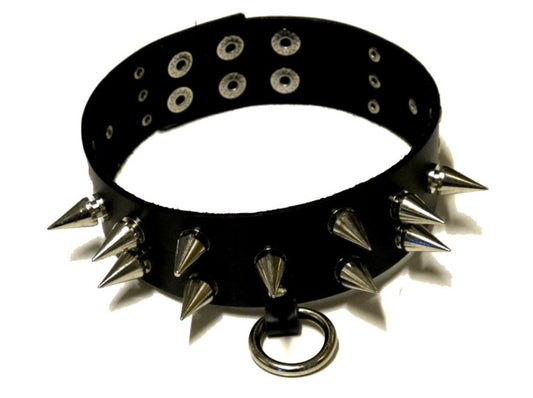 Nithalsband - Spike Nitar med ring