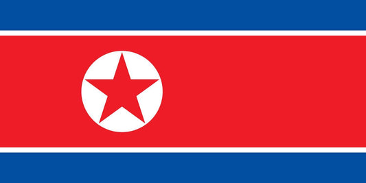 Nordkorea flagga