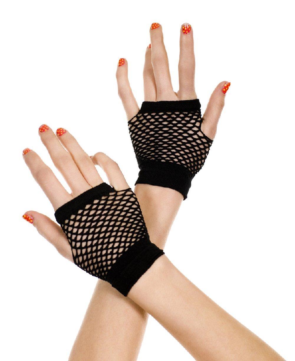 Fishnet Gloves - Short Black