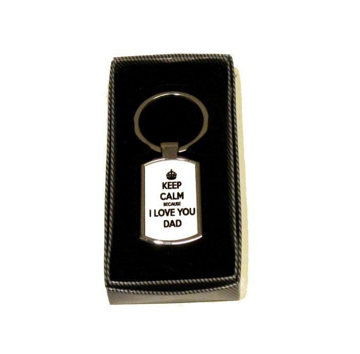 Key holder - Keep calm, I love you dad