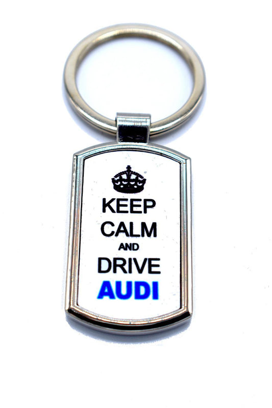 Nyckelring - Keep calm and drive Audi - Hiprock 