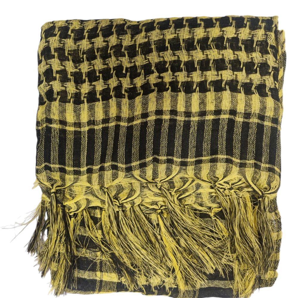 Palestine shawl yellow and black - shawl