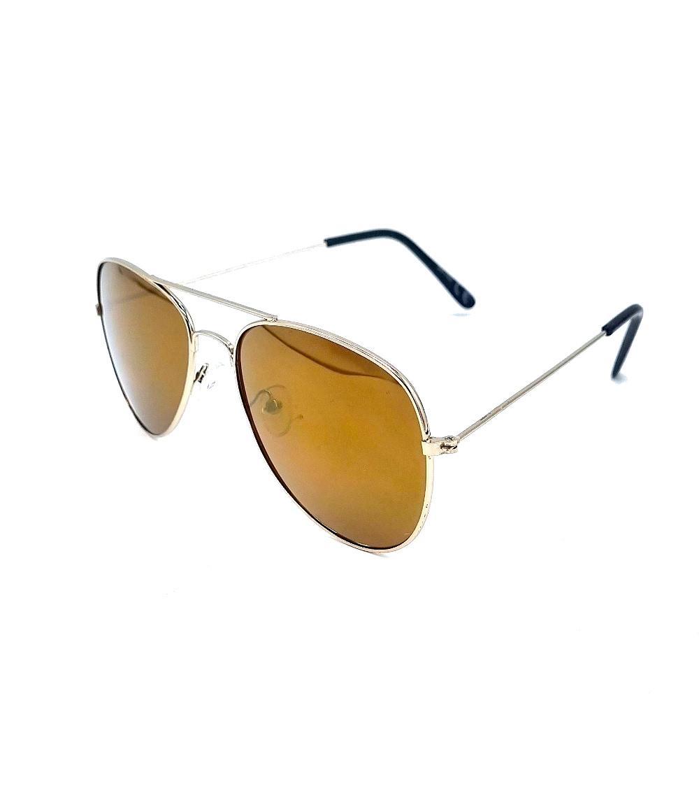 Pilot sunglasses Steel - Brown lenses