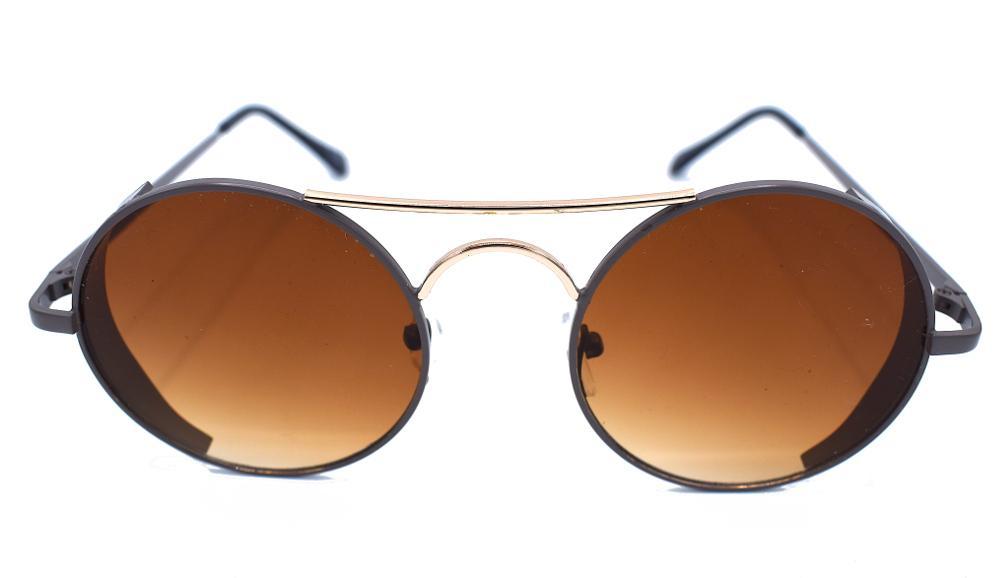 Round sunglasses - Grey/brown