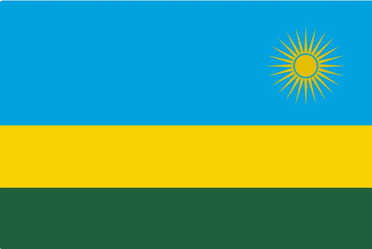 Rwanda flagga - Hiprock 