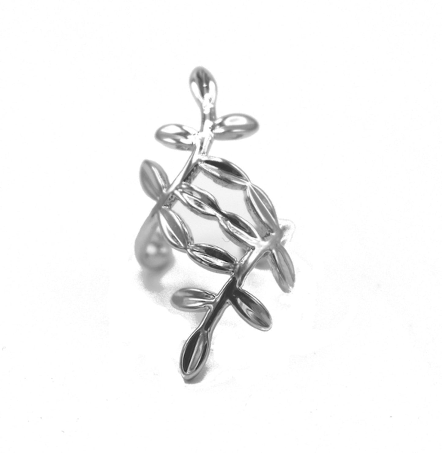 Silverfärgad Ear Cuff