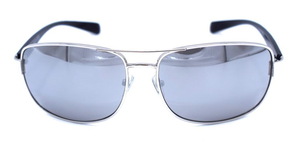 Silver colored sunglasses - Mirror lenses