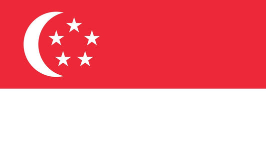 Singapore flagga - Hiprock 