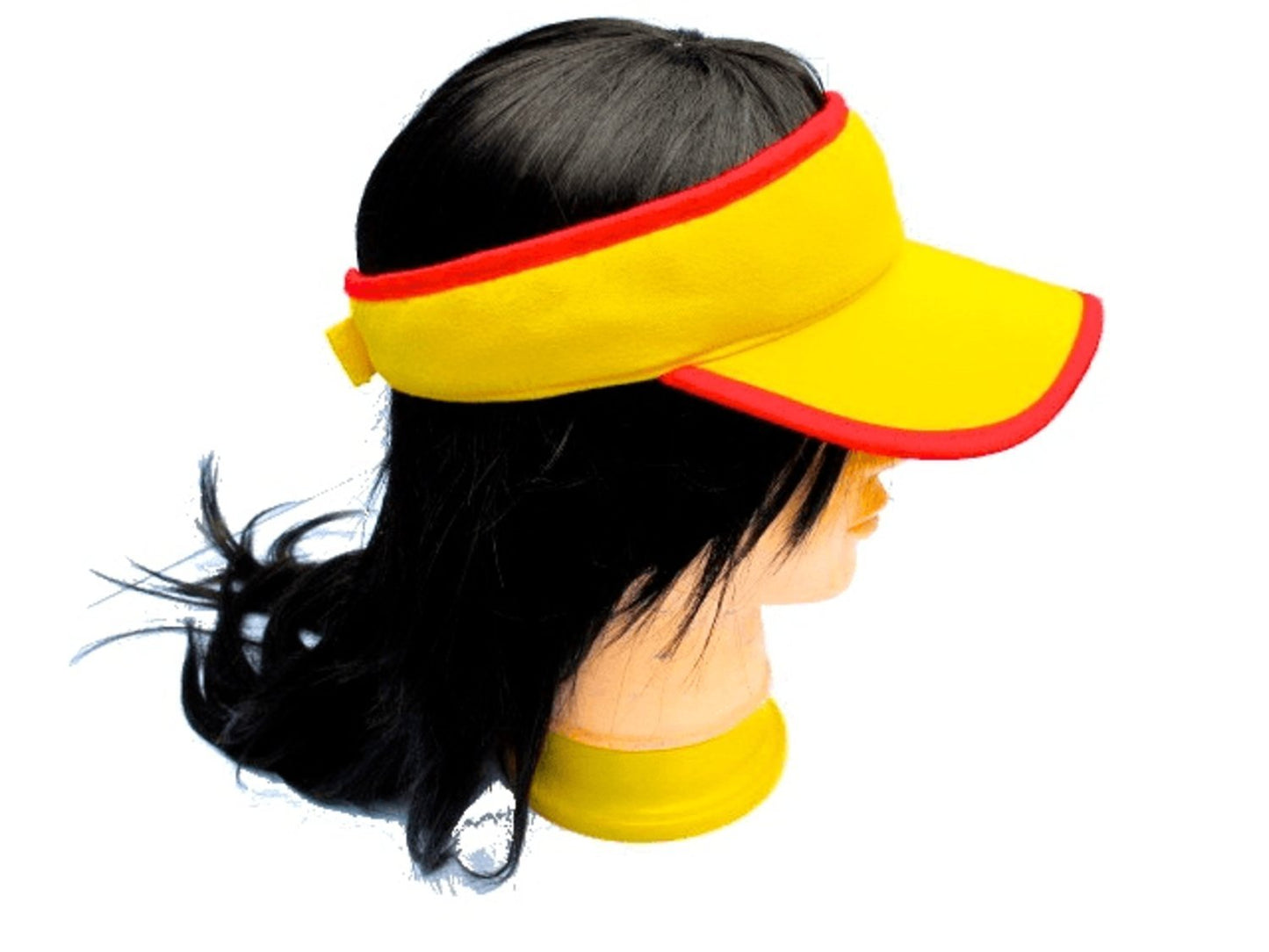 Visor cap yellow / red