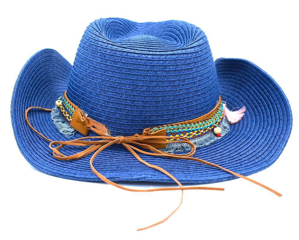 Sun hat Indian - blue 